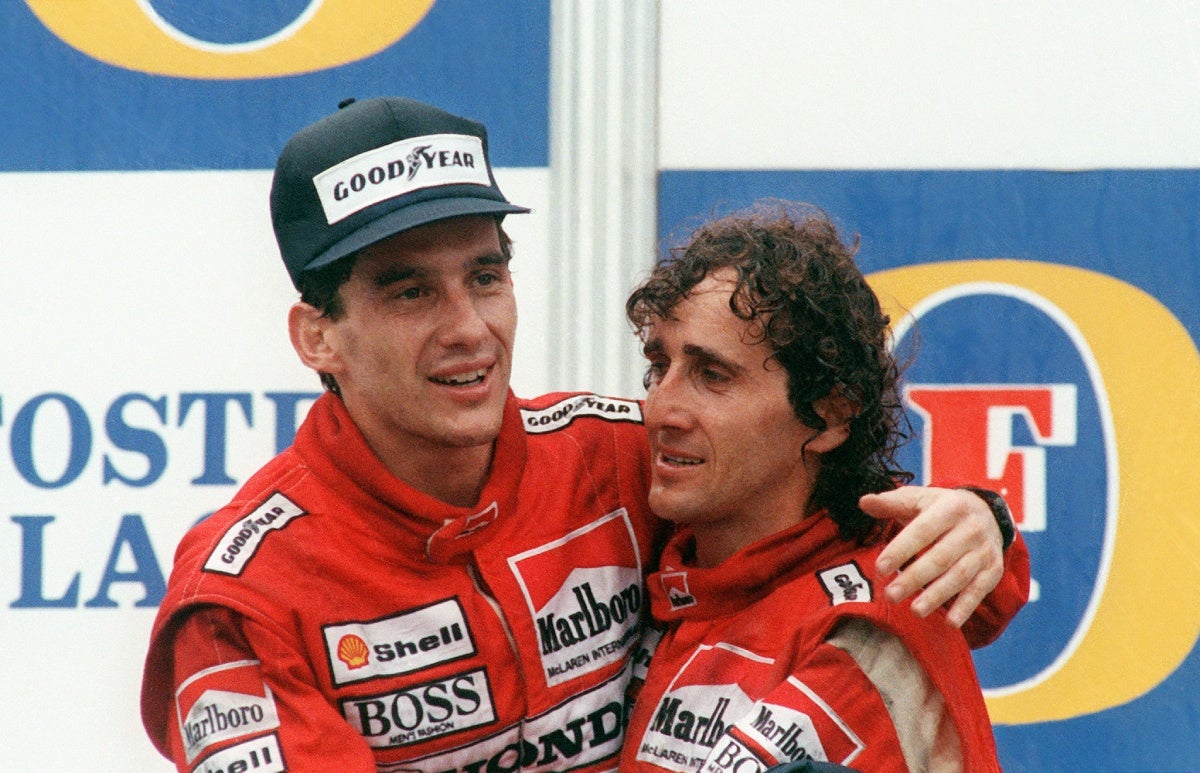Prost y Senna también tuvieron sus roces como compañeros